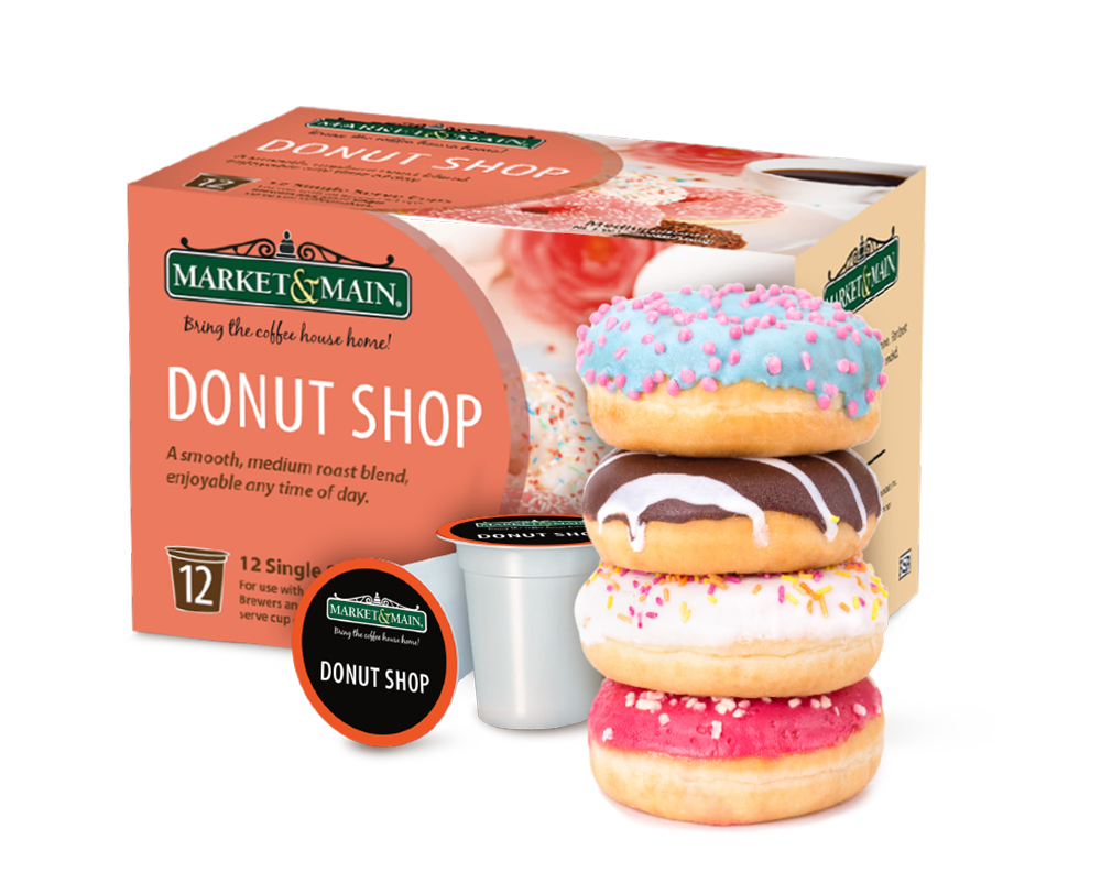 Donut Shop Coffee Market & Main Coffee